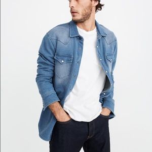 Madewell Indigo Western Shirt Jacket